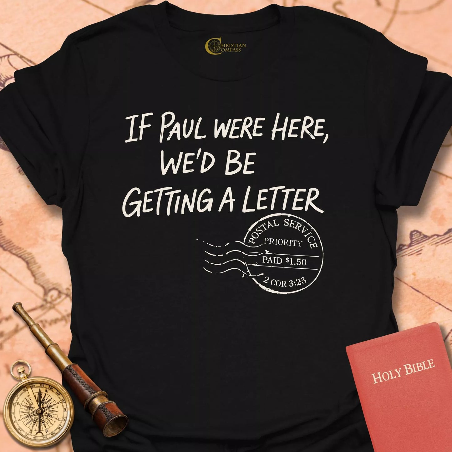 If Paul Were Here Postmark T-Shirt