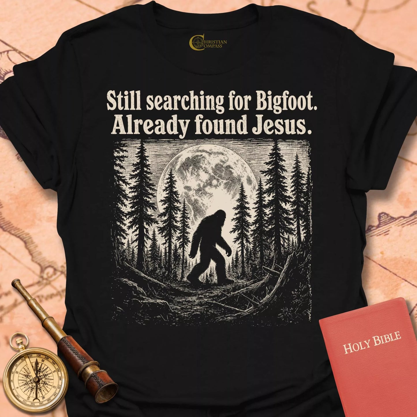 Still Searching for Bigfoot T-Shirt