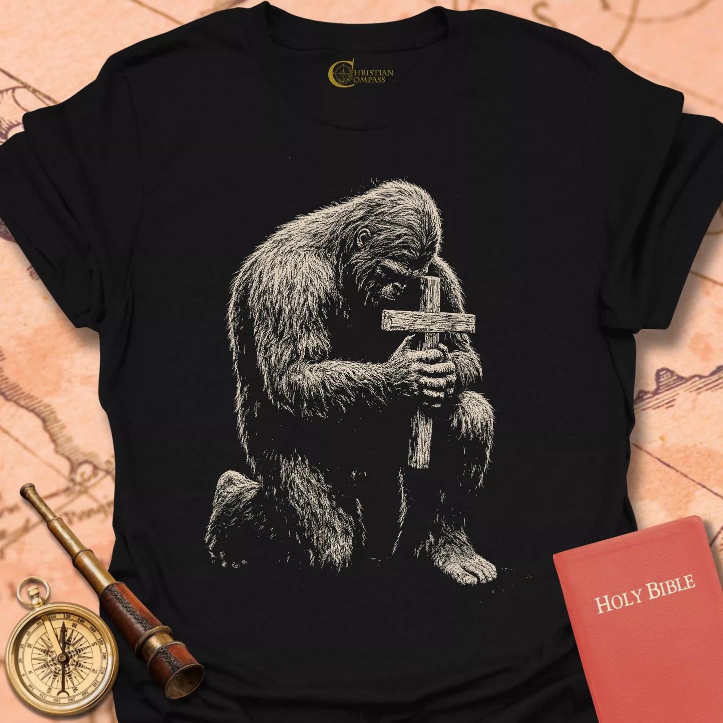 Bigfoot Cross T-Shirt