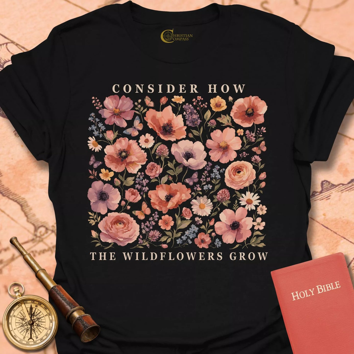 Consider How the Wildflowers Grow T-Shirt