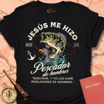 Pescador de Hombres Mateo 4:19 Cameseta