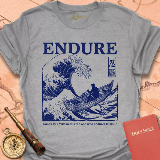 Endure Wave James 1:12 T-Shirt
