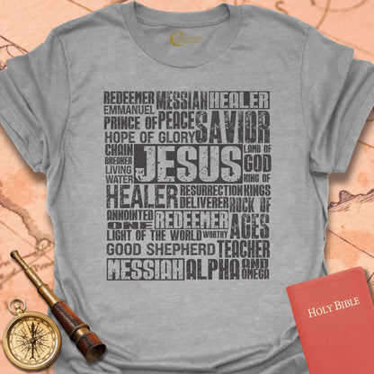 Names of Jesus Collage T-Shirt