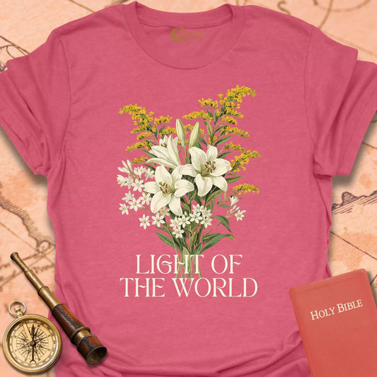 Light of the World Floral T-Shirt