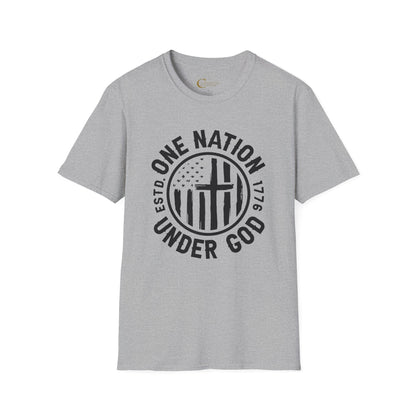 One Nation Under God Circle T-Shirt