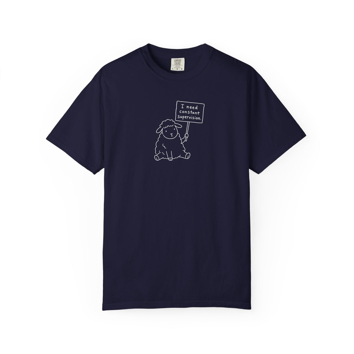 I Need Constant Supervision — Sheep Doodle Premium T-shirt
