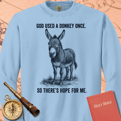 God Used a Donkey Once Sweatshirt