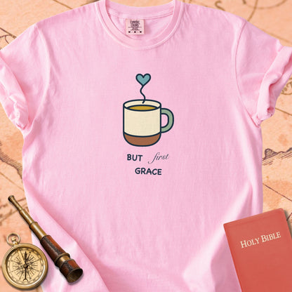 But First, Grace Premium T-shirt