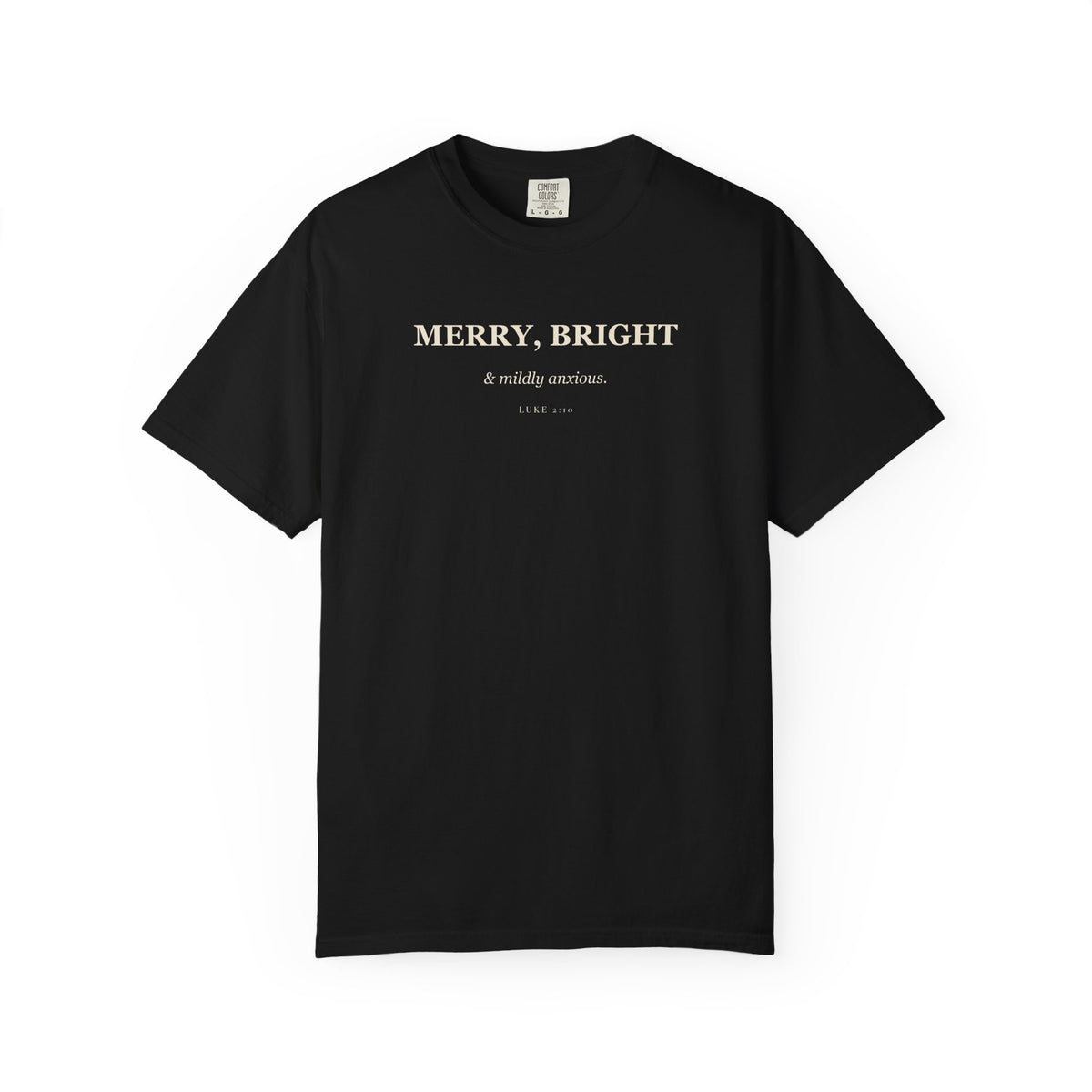 Merry, Bright, and Mildly Anxious Premium T-shirt