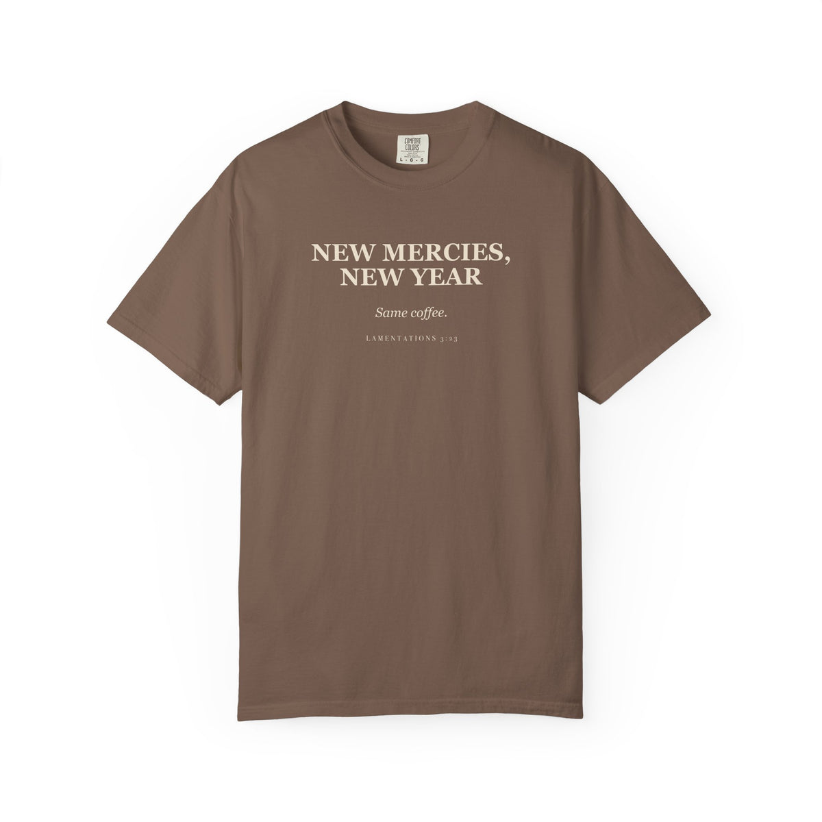 New Mercies, New Year, Same Coffee Premium T-shirt
