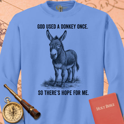 God Used a Donkey Once Sweatshirt