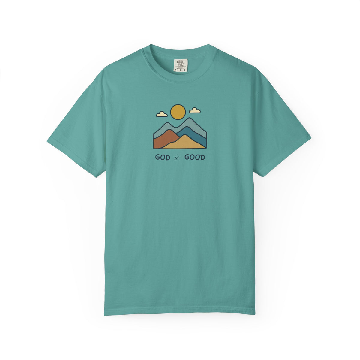 God is Good Mountains Premium T-shirt