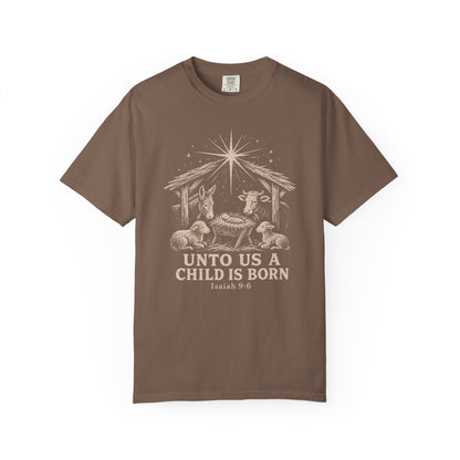 Unto Us a Child Is Born Premium T-shirt