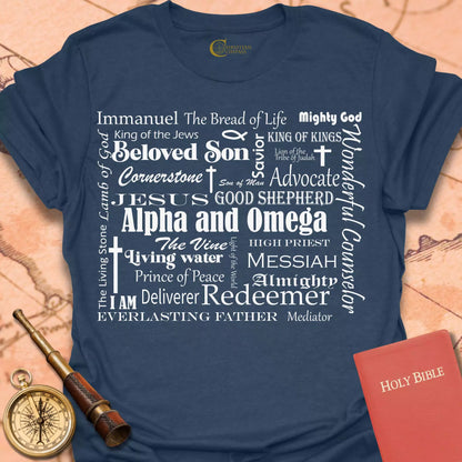 Names of Jesus Square T-Shirt