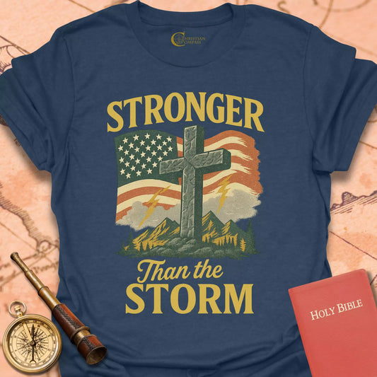 Stronger Than the Storm Flag T-Shirt