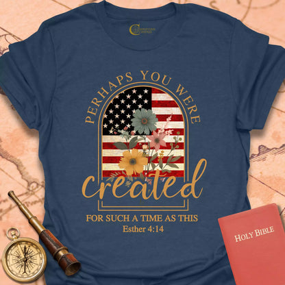 Perhaps You Were Created Flag T-Shirt