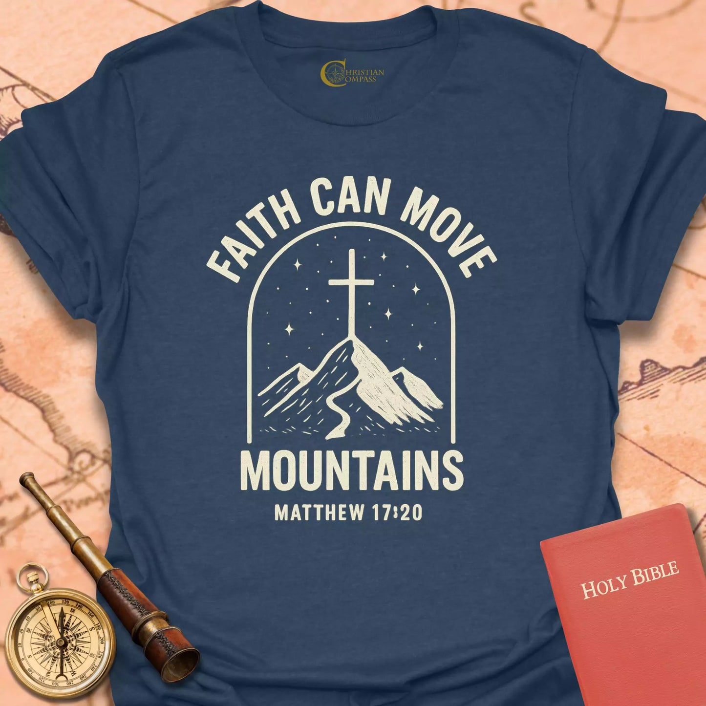 Faith Can Move Mountains Arch T-Shirt
