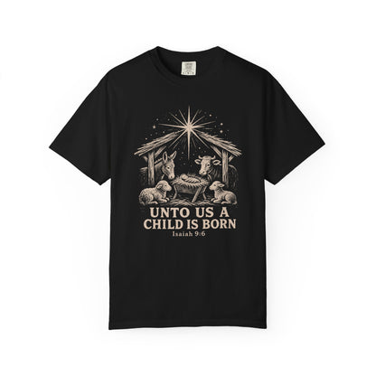 Unto Us a Child Is Born Premium T-shirt