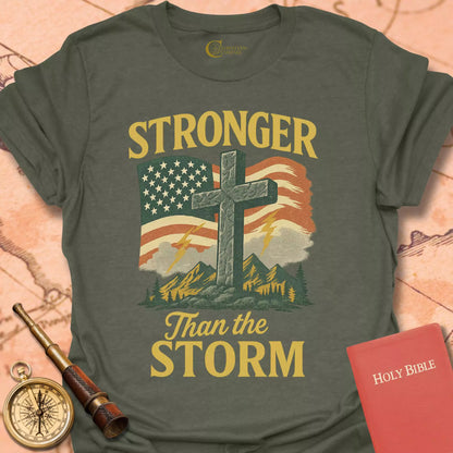 Stronger Than the Storm Flag T-Shirt