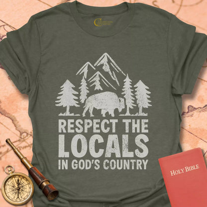 Respect the Locals Bison T-Shirt