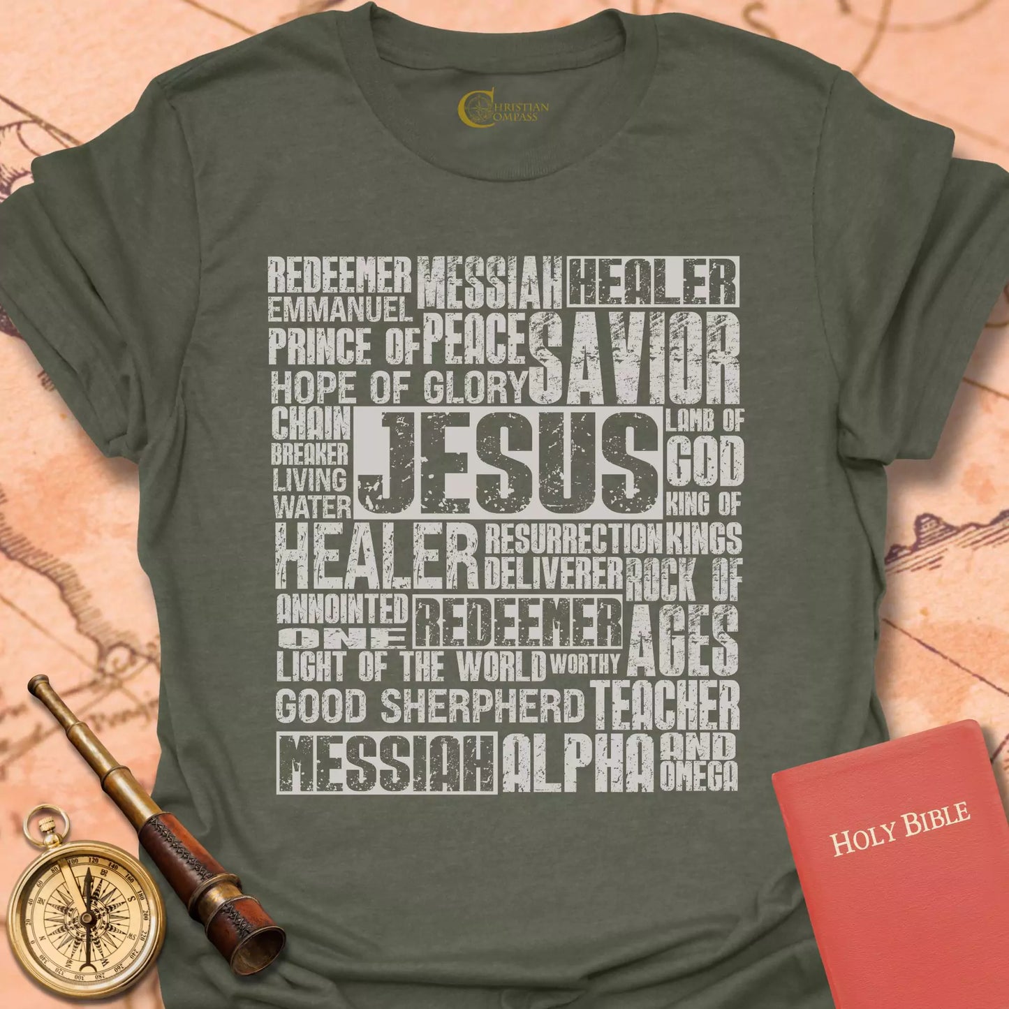 Names of Jesus Collage T-Shirt