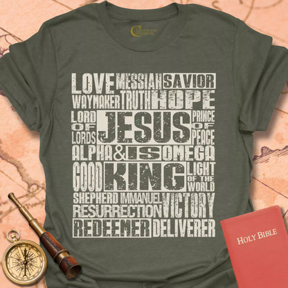 Jesus is King Collage T-Shirt