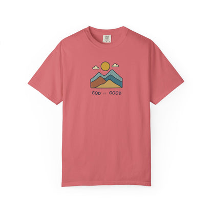 God is Good Mountains Premium T-shirt