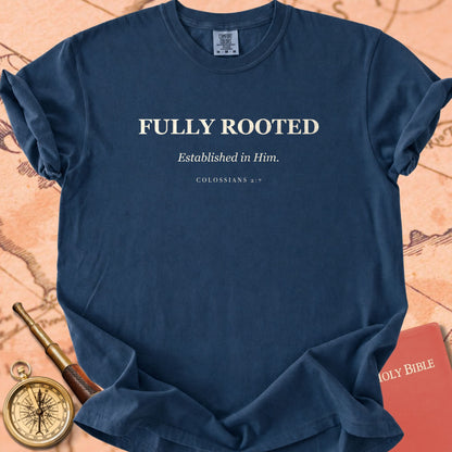 Fully Rooted — True Navy Comfort Colors