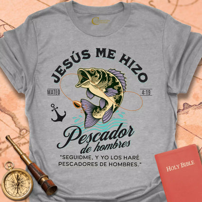 Pescador de Hombres Mateo 4:19 Cameseta