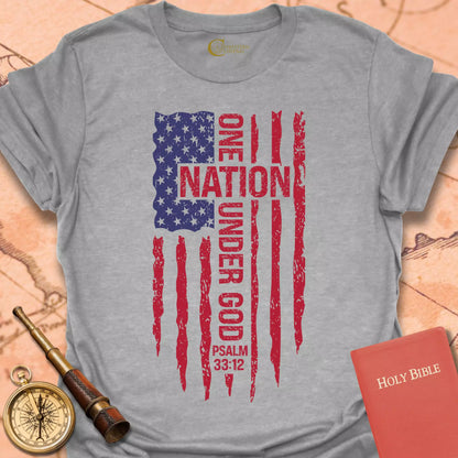 One Nation Under God Cross T-Shirt