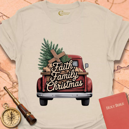 Faith Family Christmas T-Shirt