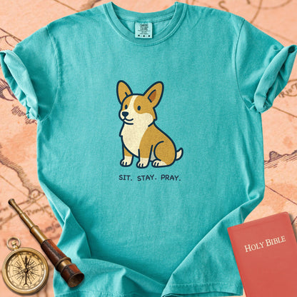 Sit. Stay. Pray. Premium T-shirt