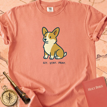 Sit. Stay. Pray. Premium T-shirt