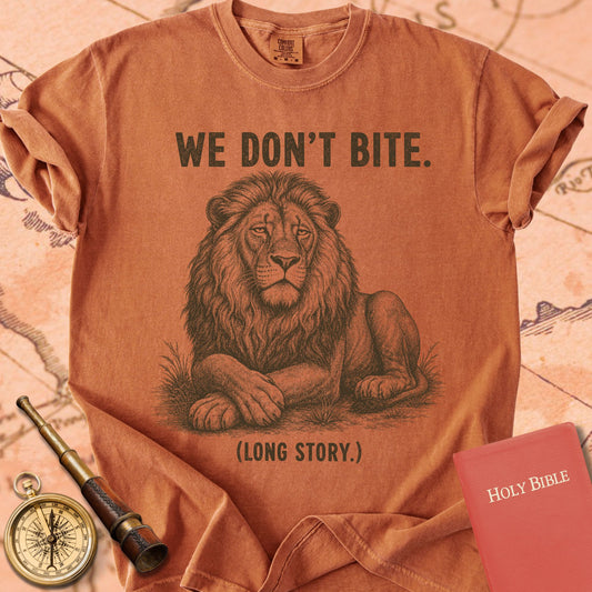 We Don't Bite (Long Story) Premium T-shirt