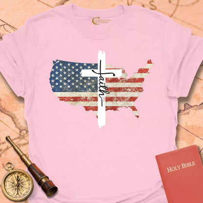 Faith USA Flag T-Shirt