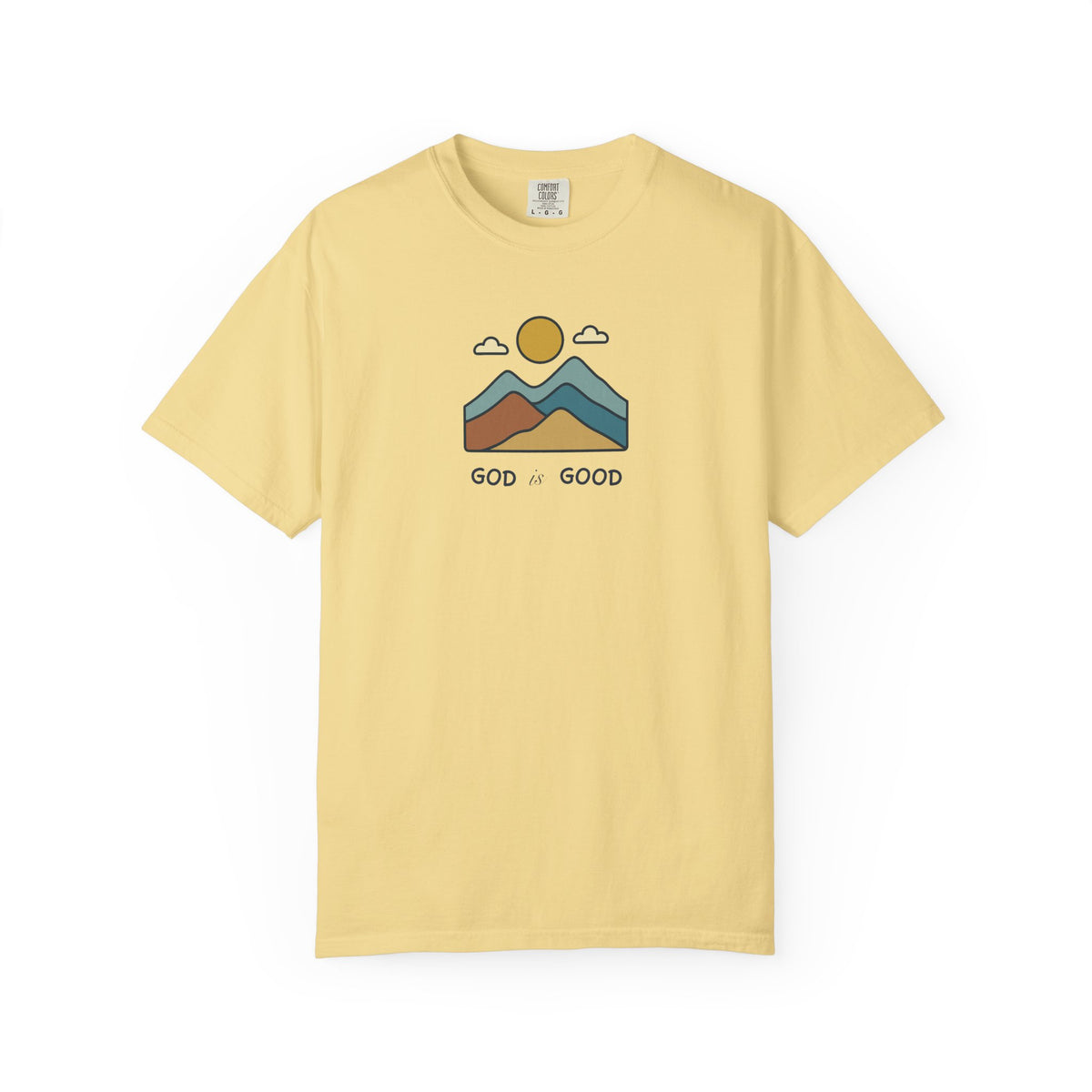 God is Good Mountains Premium T-shirt