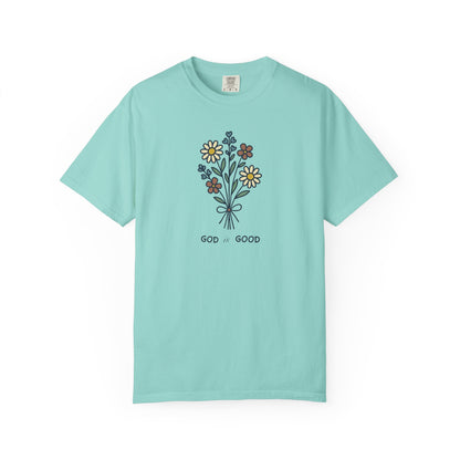 God is Good Wildflowers Premium T-shirt