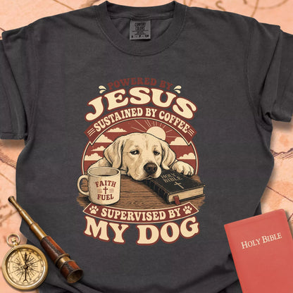 Supervised by My Dog T-shirt
