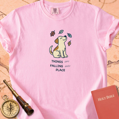 Things Are Falling Into Place Premium T-shirt
