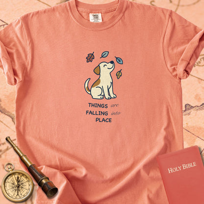 Things Are Falling Into Place Premium T-shirt