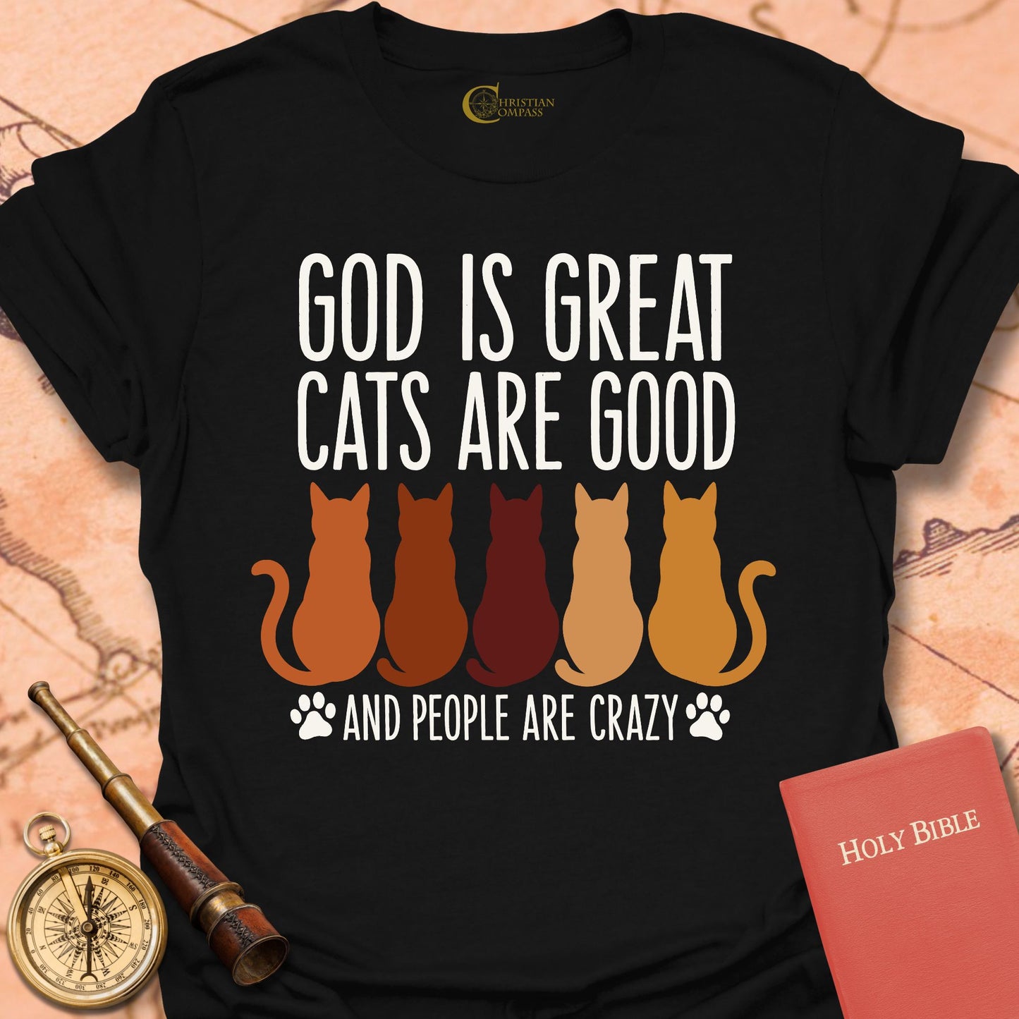God is Great Cats T-Shirt