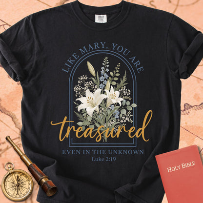 Like Mary, You Are Treasured Premium T-shirt