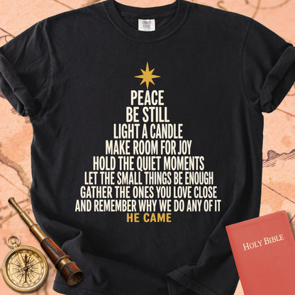 He Came Christmas Tree Premium T-shirt