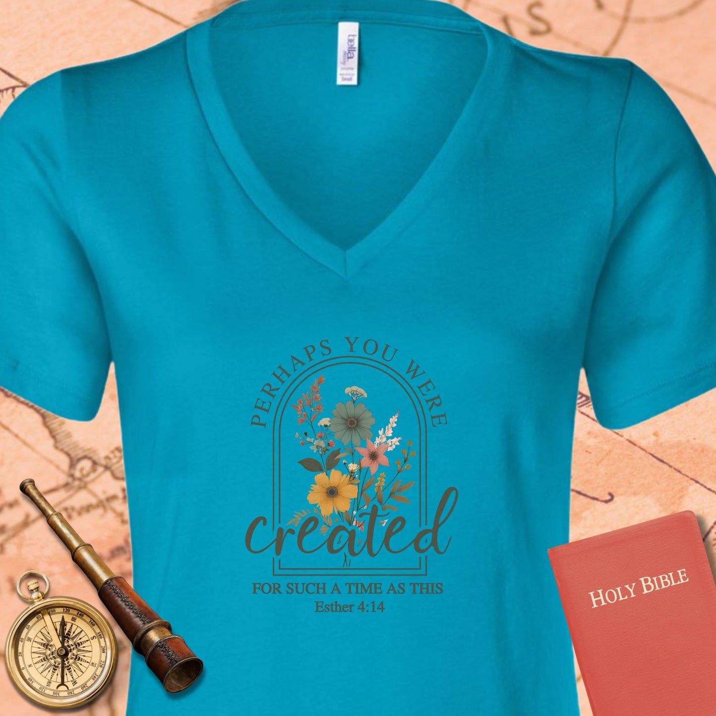Perhaps You Were Created V-Neck Tee