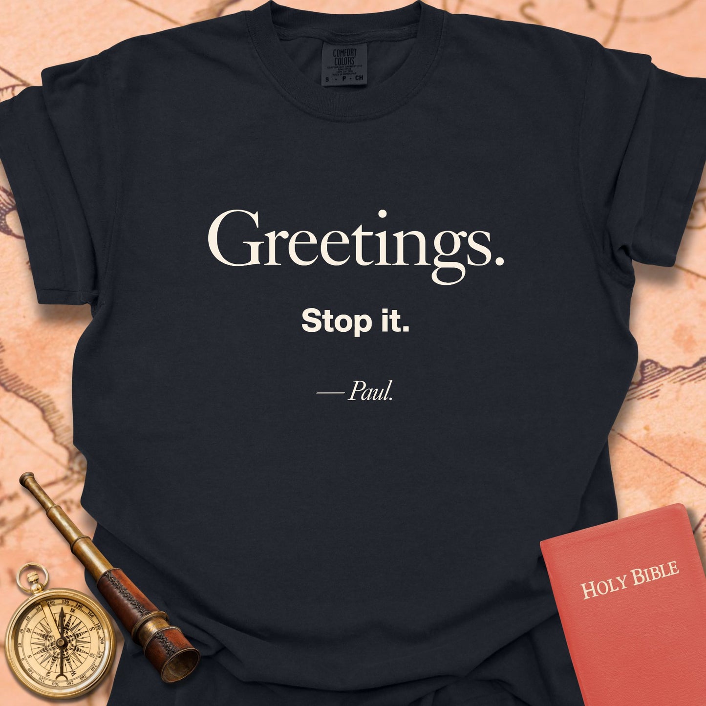 Greetings.  Stop It. -Paul Premium T-shirt
