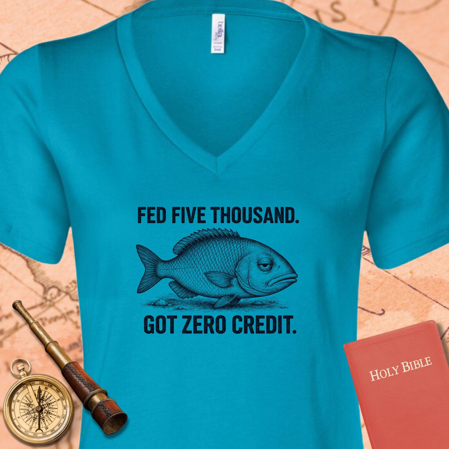 Fed Five Thousand V-Neck T-Shirt