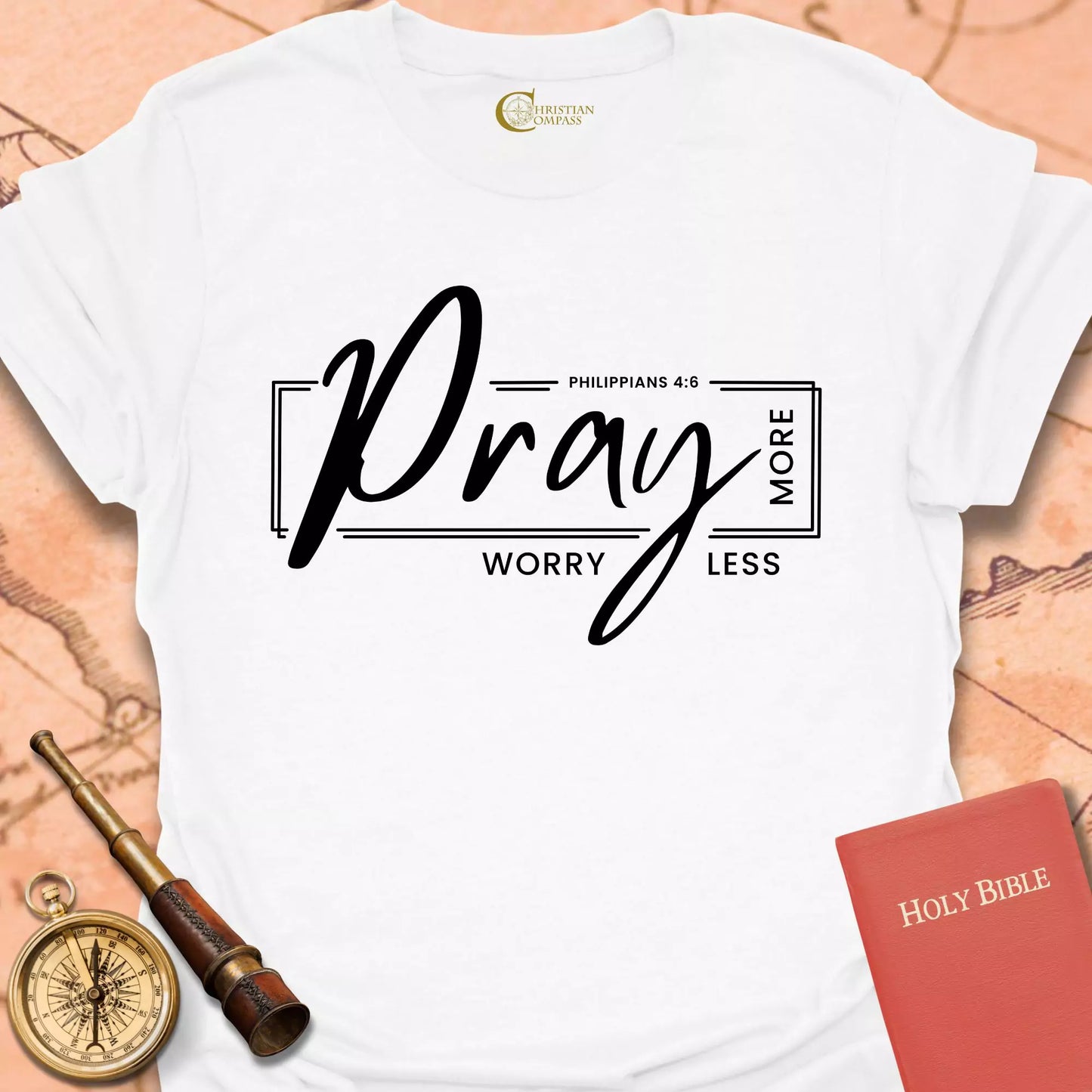 Pray More Worry Less T-Shirt