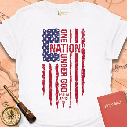 One Nation Under God Cross T-Shirt