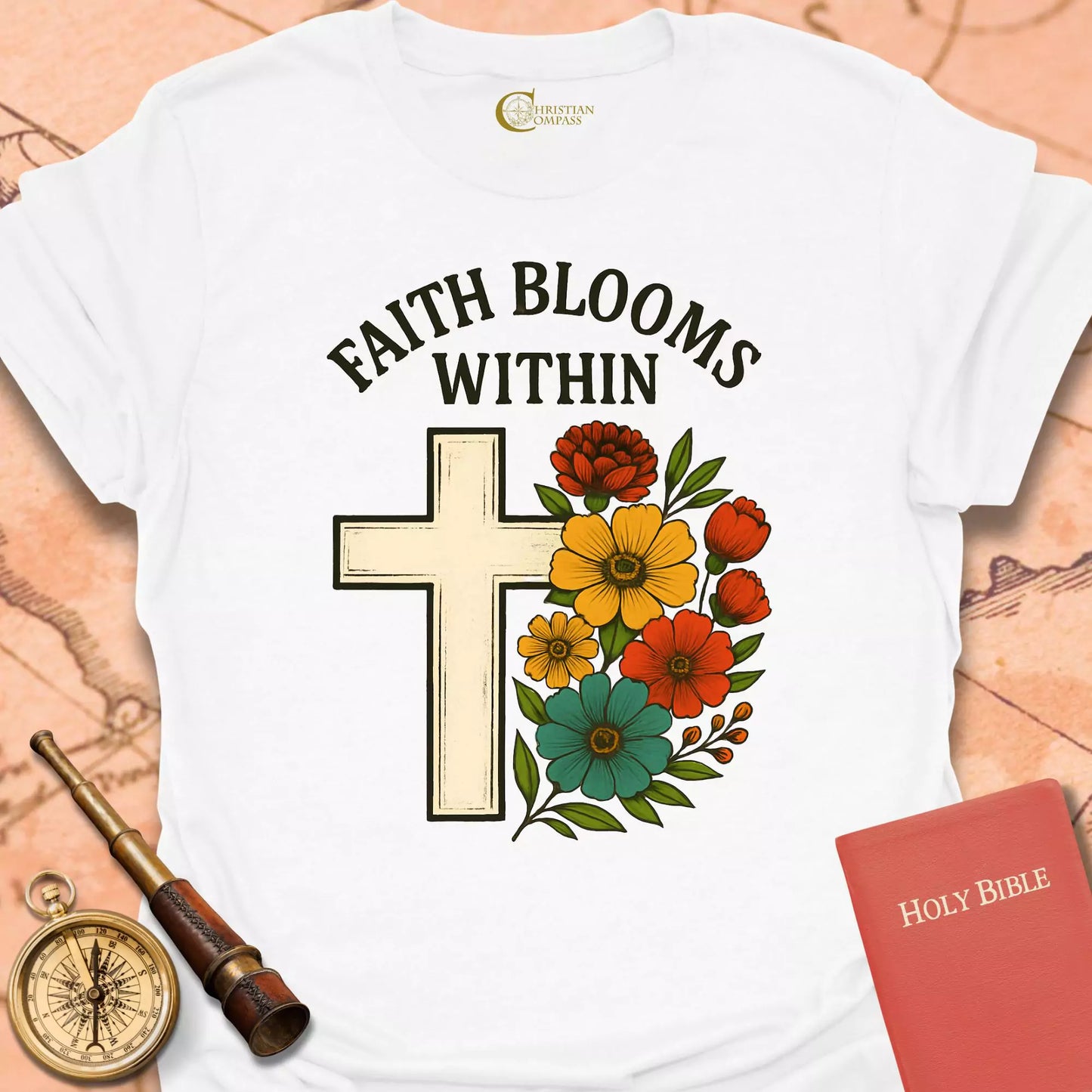 Faith Blooms Within T-Shirt