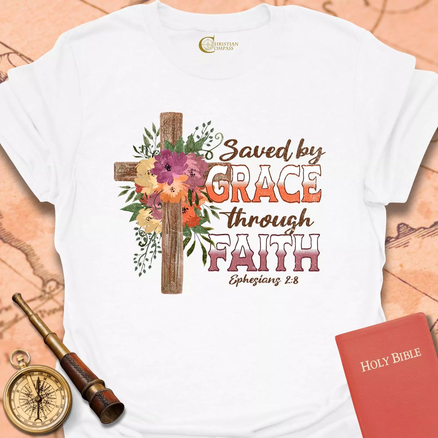 Saved by Grace Through Faith T-Shirt